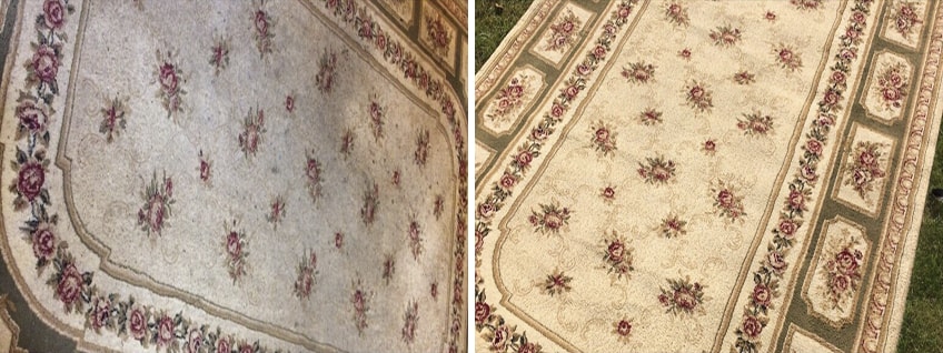 химчистка ковров до и после 1